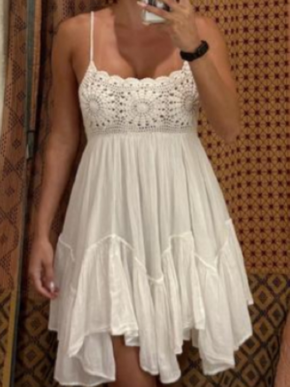 Free People Sandoll Cotton Mini Dress NWT S
